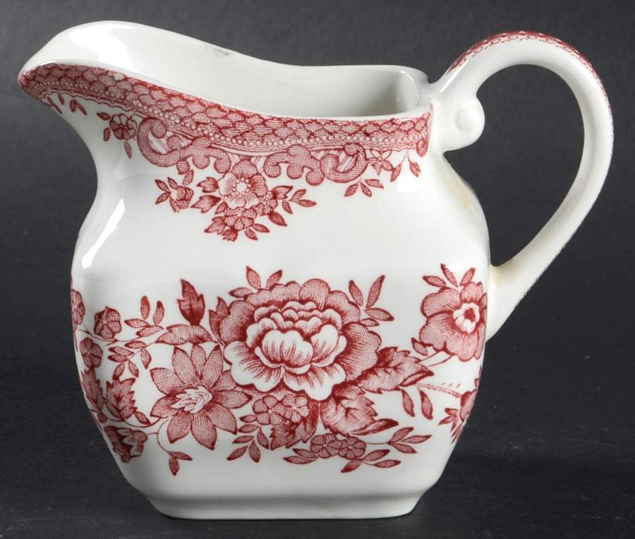 Asiatic Pheasant Pink Creamer by Johnson Brothers-1