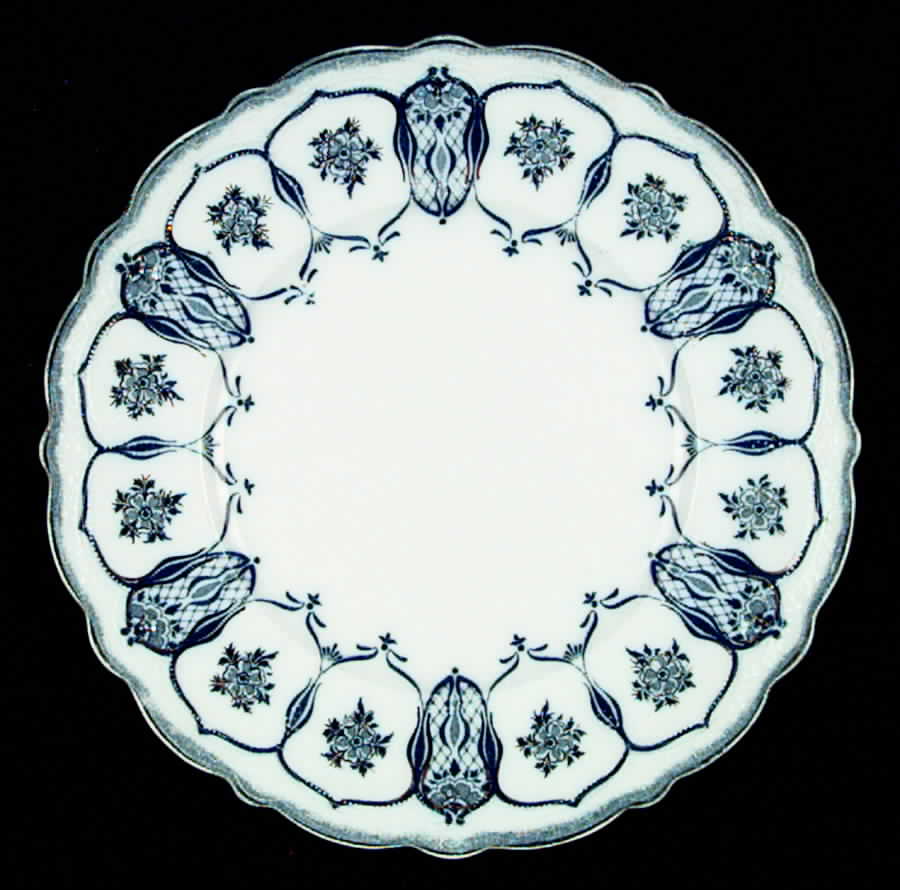 Eclipse (Blue Green Transfer) Dinner Plate by Johnson Brothers-1