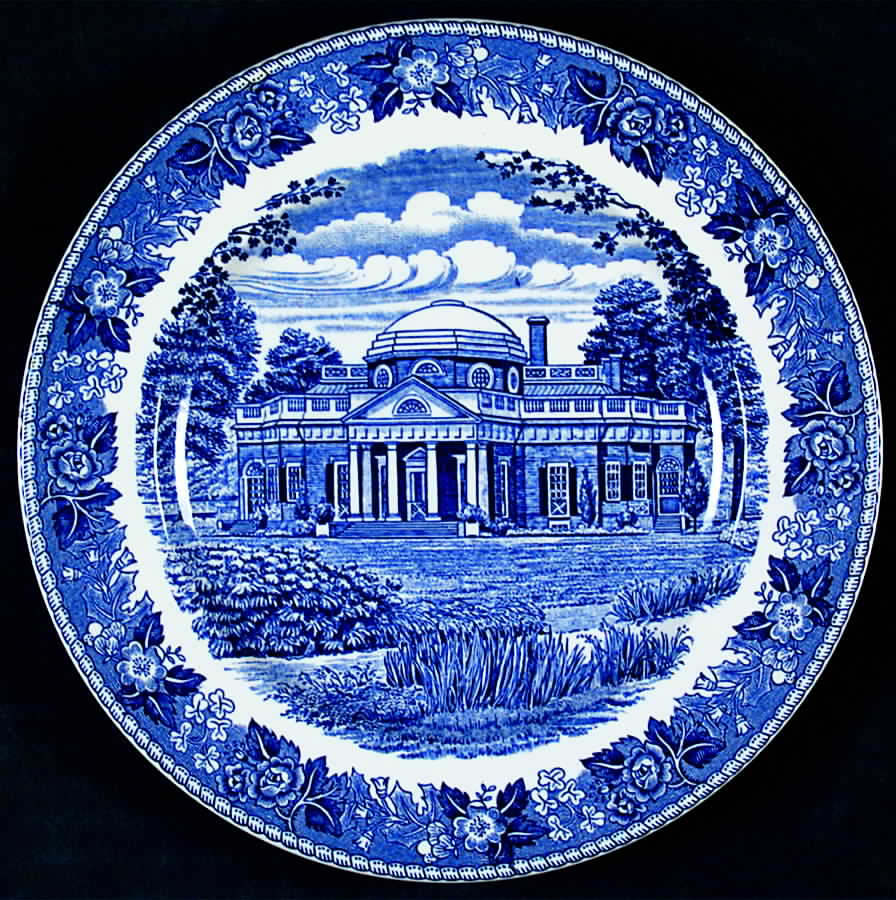 Monticello Dessert/Pie Plate by Jonroth Studios-1