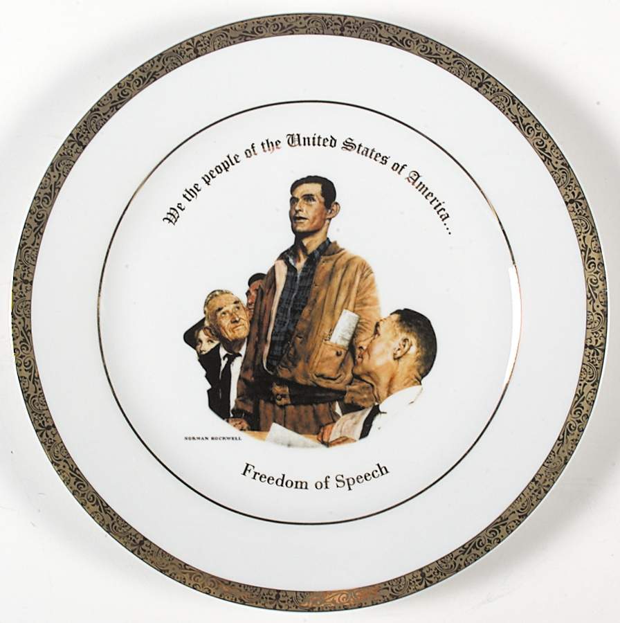 Saturday Evening Post Dinner Plate by JCPenney-1