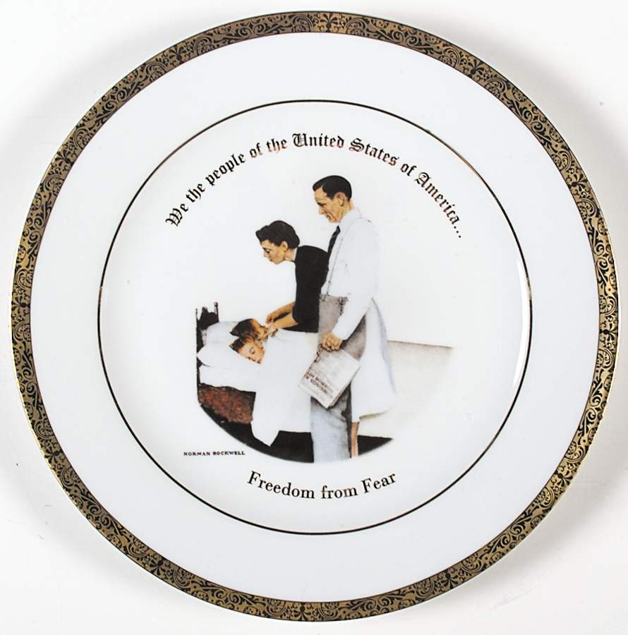 Saturday Evening Post Dinner Plate by JCPenney-1