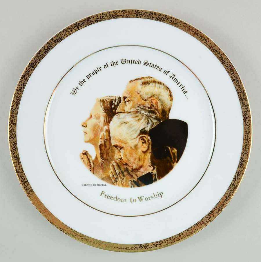 Saturday Evening Post Dinner Plate by JCPenney-1