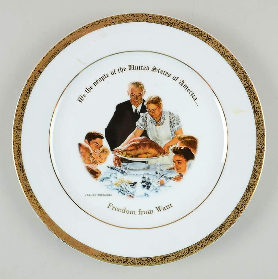 Saturday Evening Post Dinner Plate by JCPenney-1