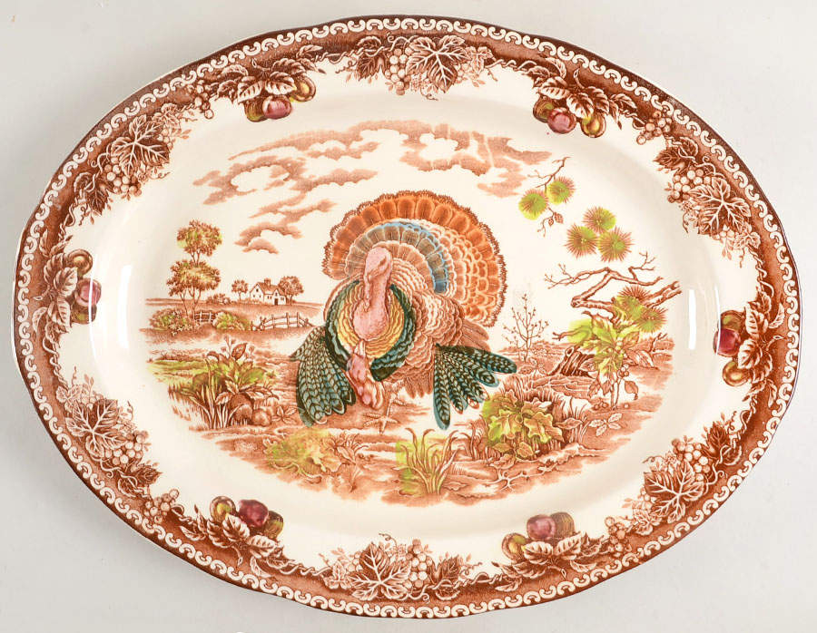 JAP307 18" Oval Serving Platter by Japan-1