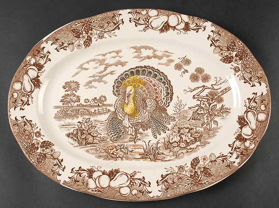 JAP307 16" Oval Serving Platter by Japan-1