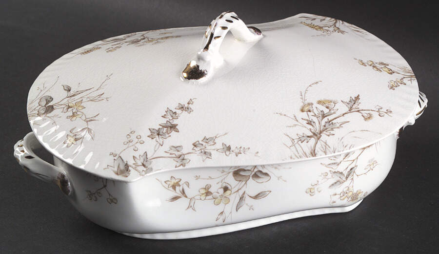 JB672 Oval Covered Vegetable by Johnson Brothers-1