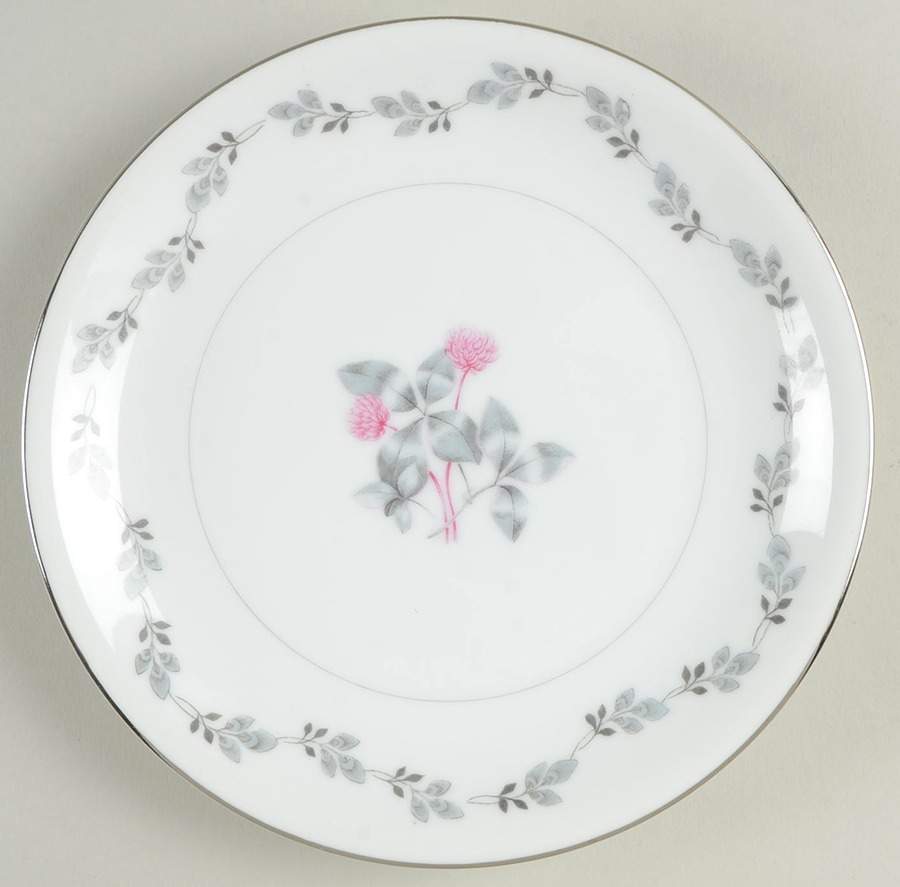 Silver Clover Salad Plate by Japan-1