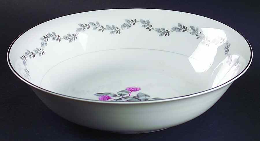 Silver Clover 10" Round Vegetable Bowl by Japan-1