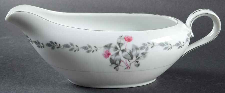 Silver Clover Gravy Boat by Japan-1
