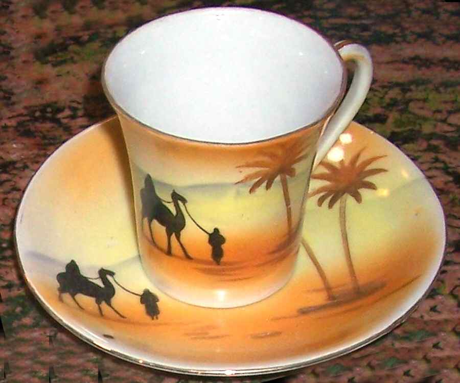 JAP313 Chocolate Cup & Saucer Set by Japan-1