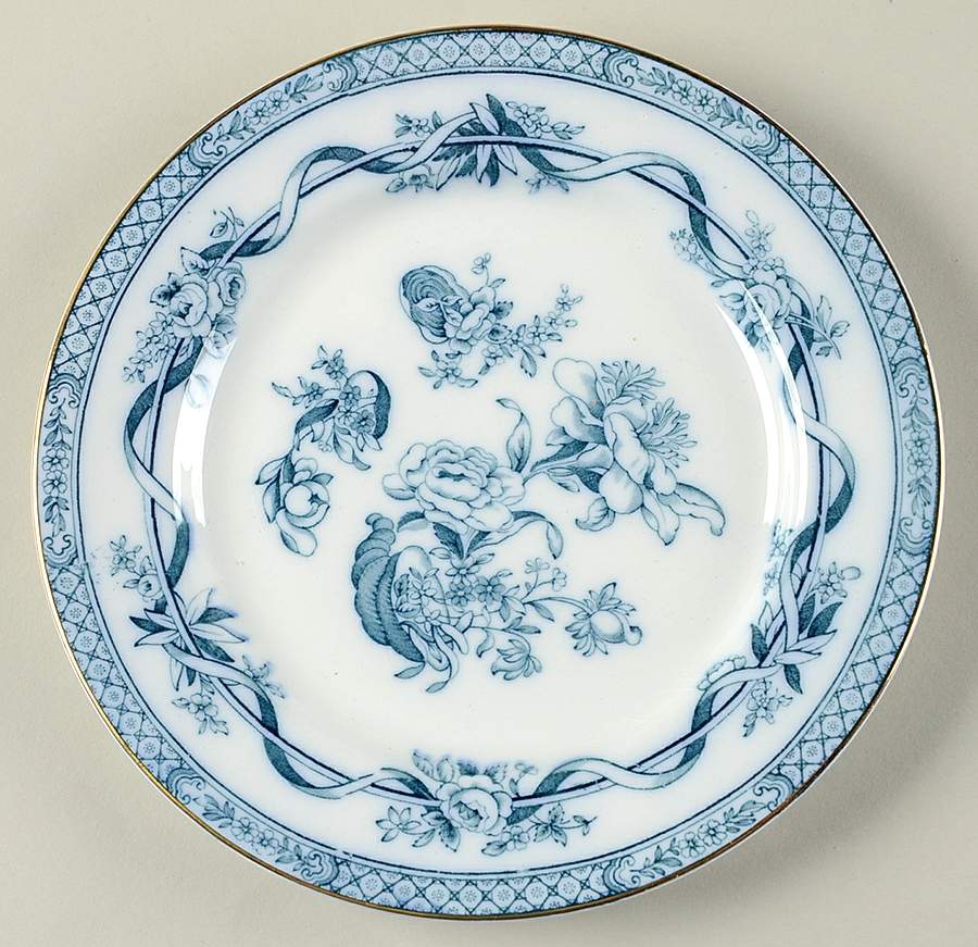 Tokio Transferware Dessert/Pie Plate by Johnson Brothers-1