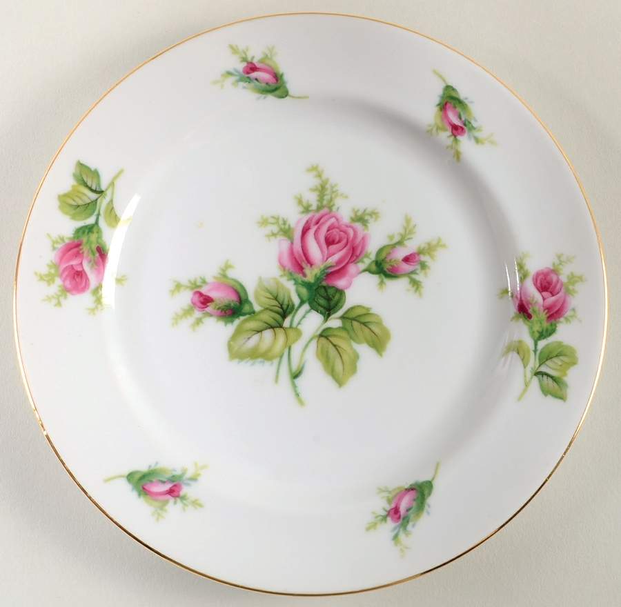 Wild Rose Salad Plate by Japan-1
