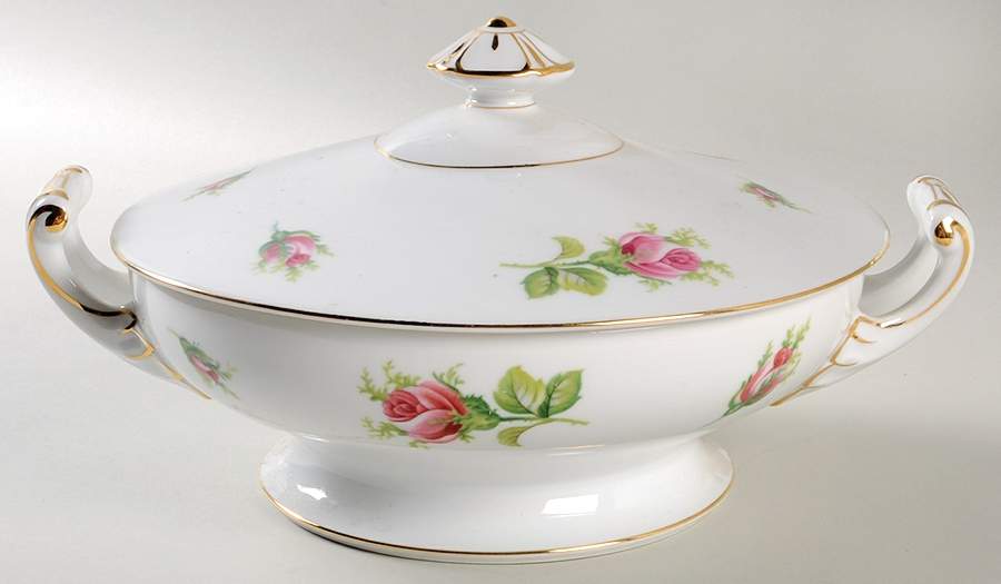 Wild Rose Round Covered Vegetable by Japan-1