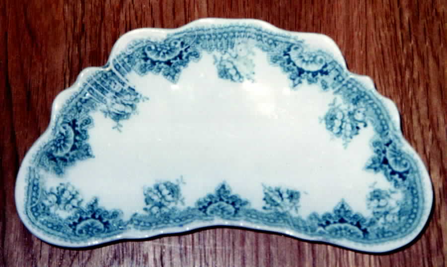 Edgvale Blue Green Bone Dish by Johnson Brothers-1