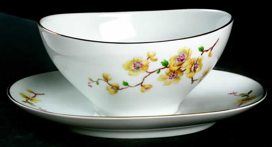 W160 Gravy Boat with Attached Underplate by Johann Haviland-1