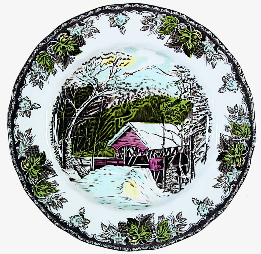 Friendly Village 50th Anniversary Salad Plate by Johnson Brothers-1