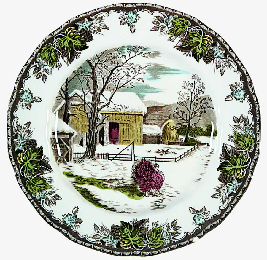 Friendly Village 50th Anniversary Salad Plate by Johnson Brothers-1