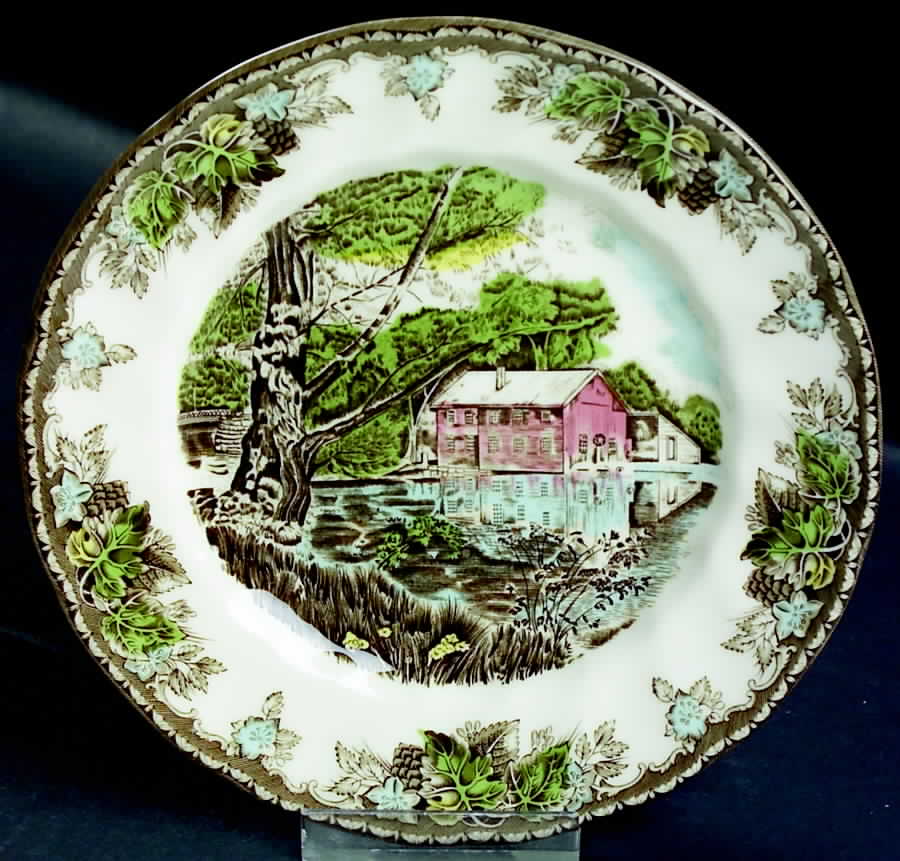 Friendly Village 50th Anniversary Canape Plate by Johnson Brothers-1