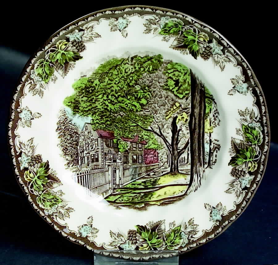 Friendly Village 50th Anniversary Canape Plate by Johnson Brothers-1