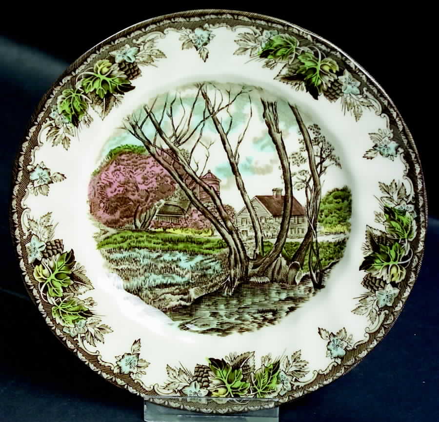 Friendly Village 50th Anniversary Canape Plate by Johnson Brothers-1