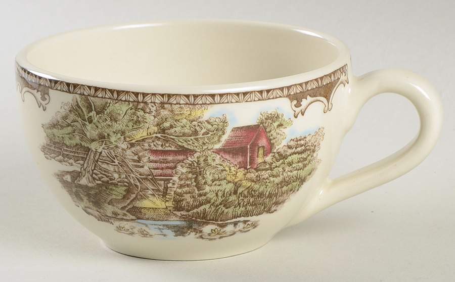 Friendly Village 50th Anniversary Cup for Individual Teapot & Lid with Cup by Johnson Brothers-1