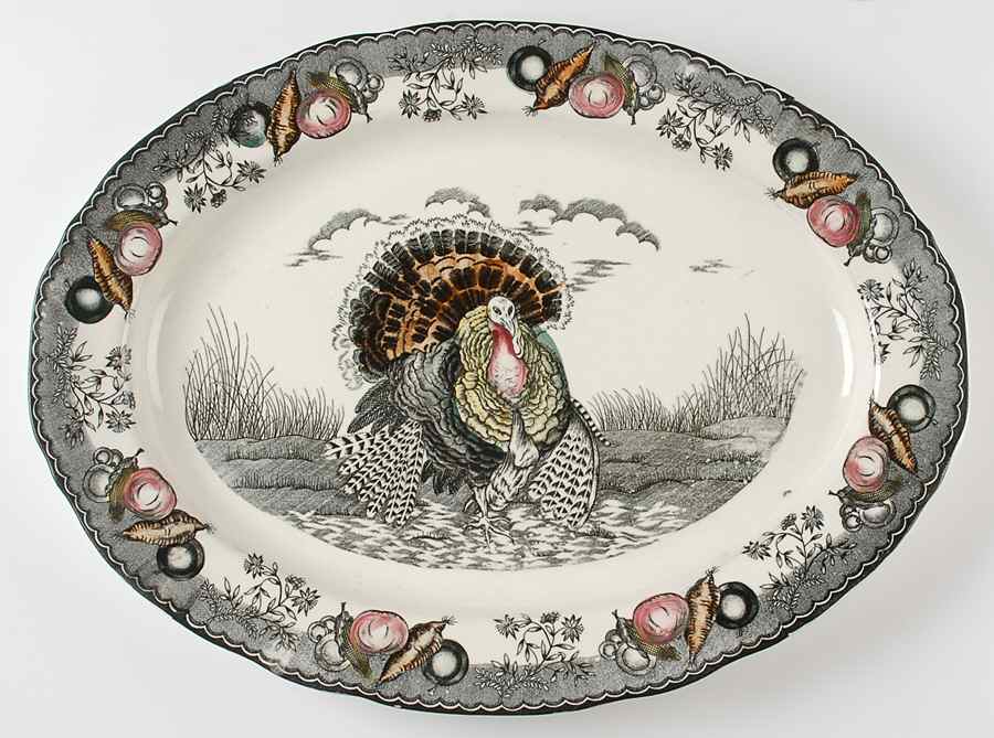 JAP335 19" Oval Serving Platter by Japan-1