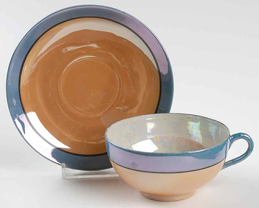 JAP339 Flat Cup & Saucer Set by Japan-1
