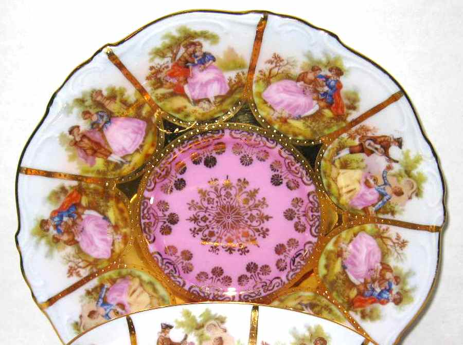 JKW29-PINK Saucer by JKW Bavaria-1