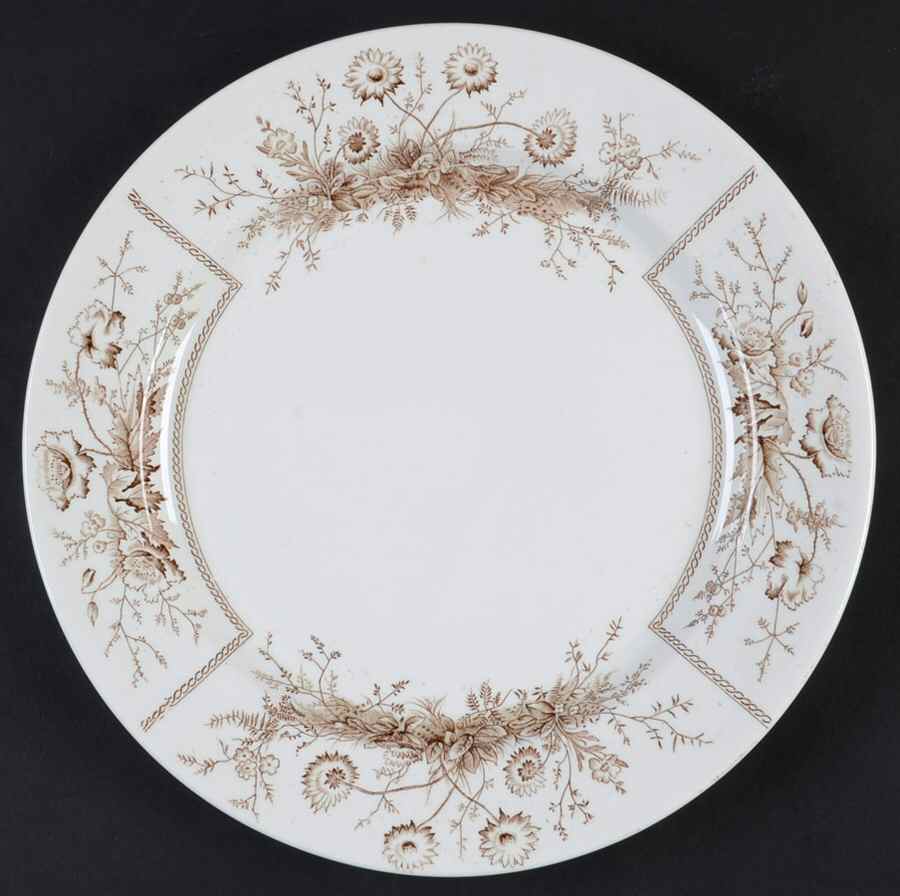 Sylvan Brown (Smooth) Dinner Plate by Johnson Brothers-1