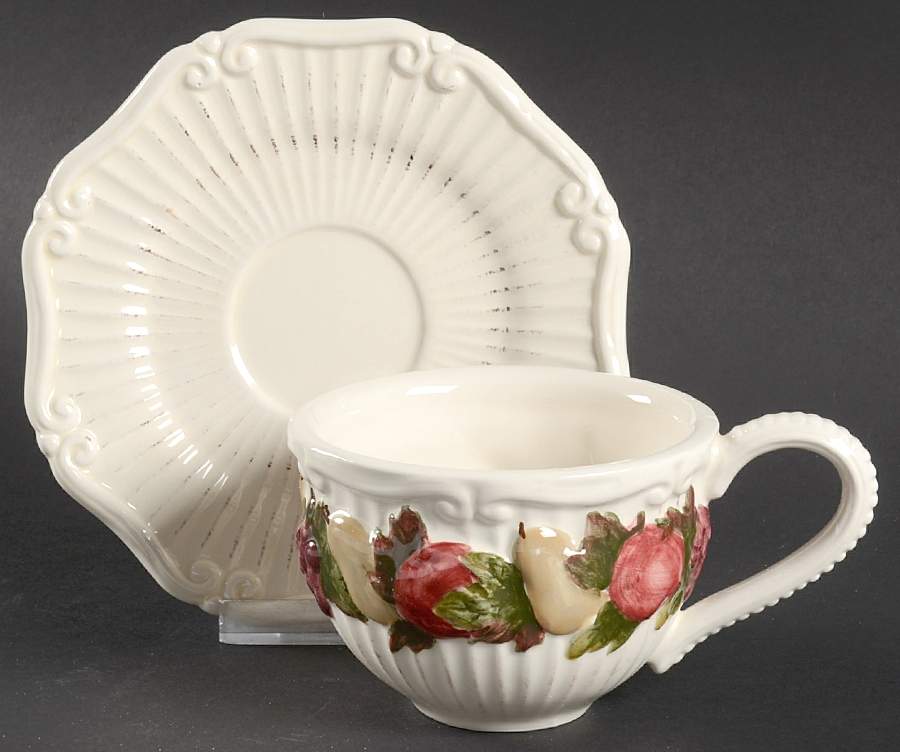 Harvest Flat Cup & Saucer Set by JCPenney-1