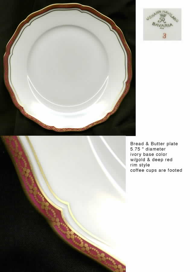 JOH294 Bread & Butter Plate by Johann Haviland-1