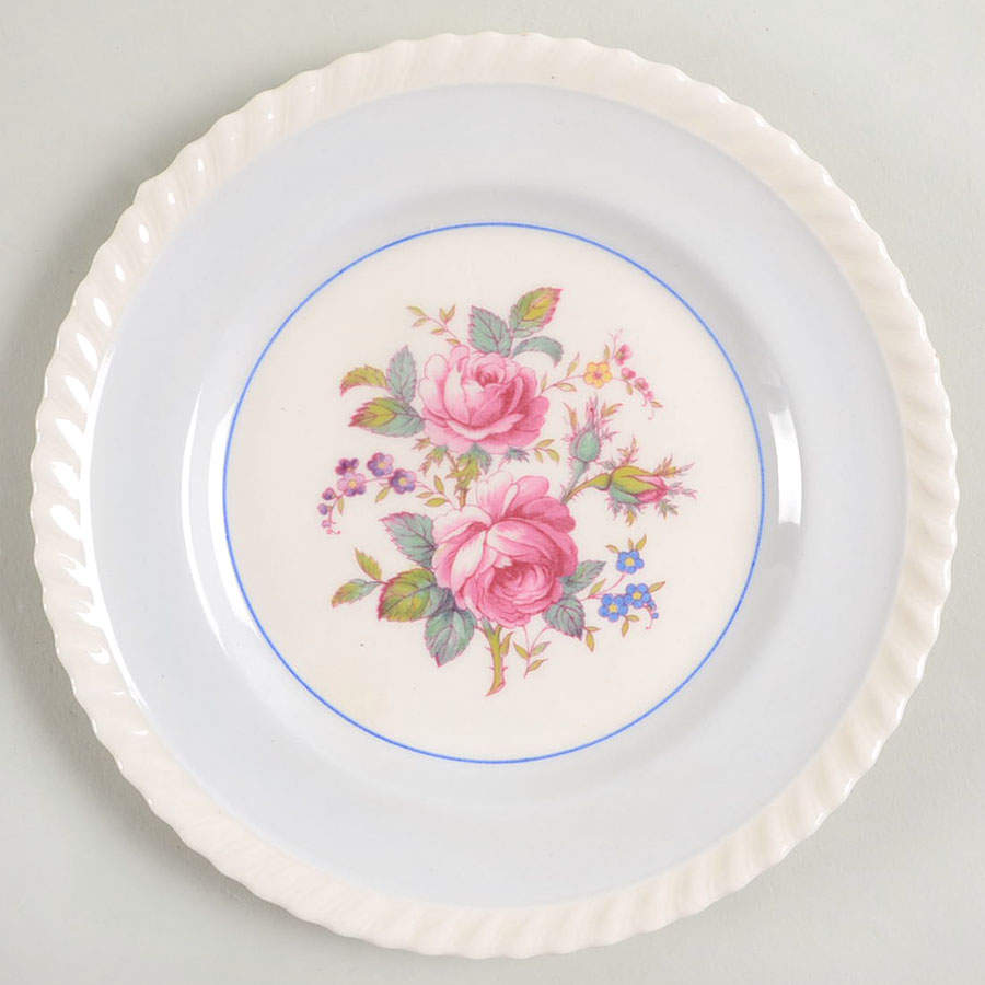 JB21 Light Blue Bread & Butter Plate by Johnson Brothers-1