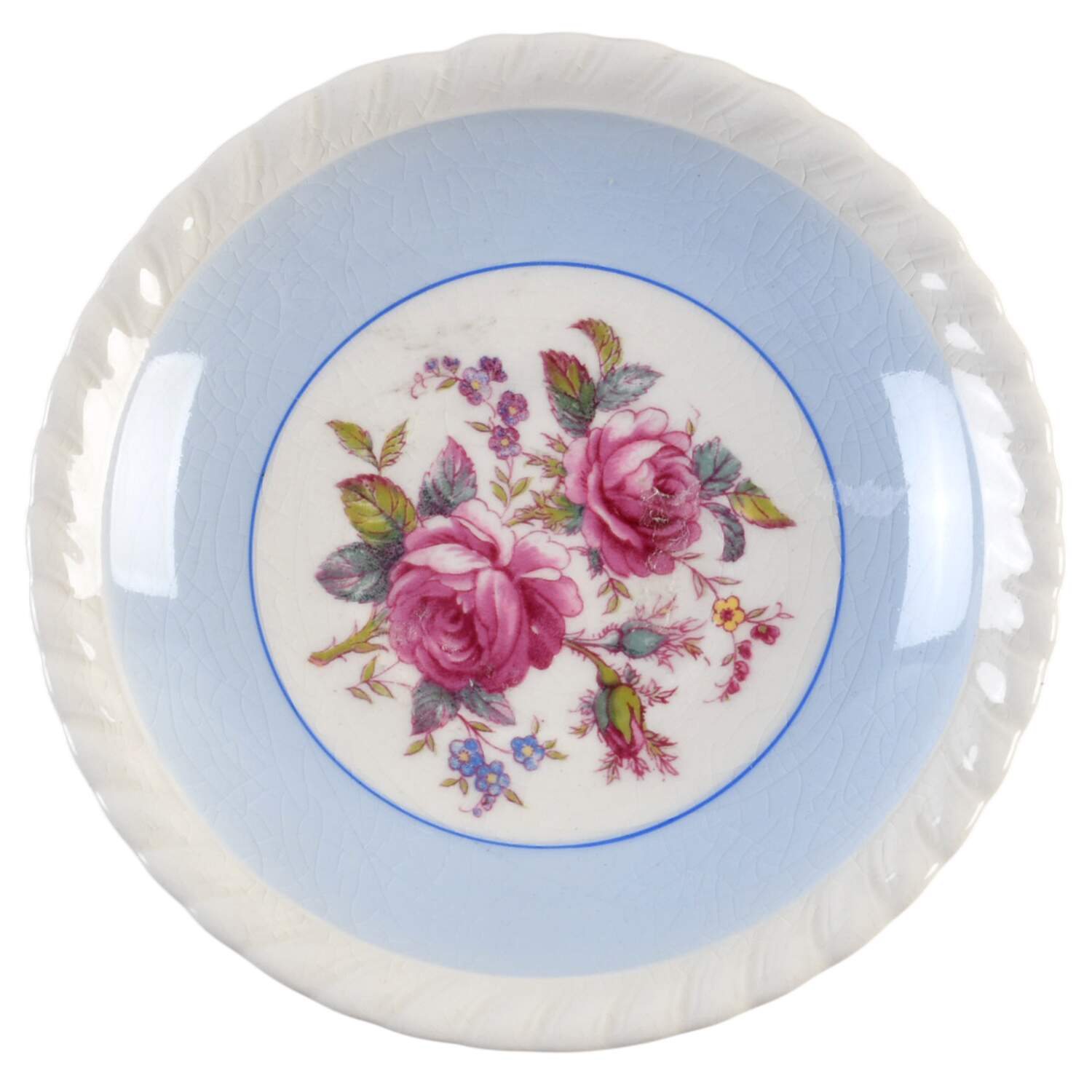 JB21 Light Blue Saucer for Demitasse Cup by Johnson Brothers-1