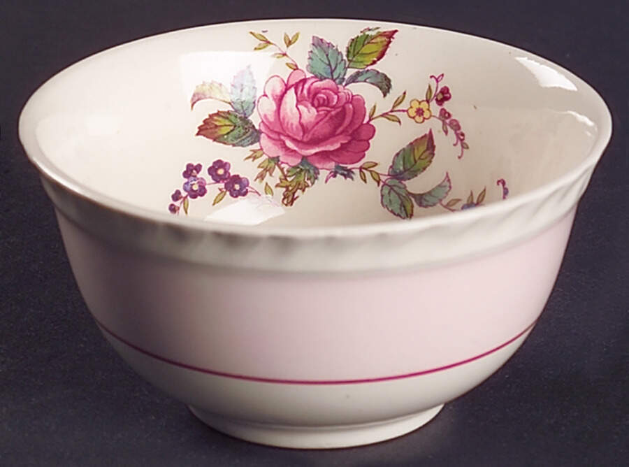 JB21 Pink Mini Open Sugar Bowl by Johnson Brothers-1