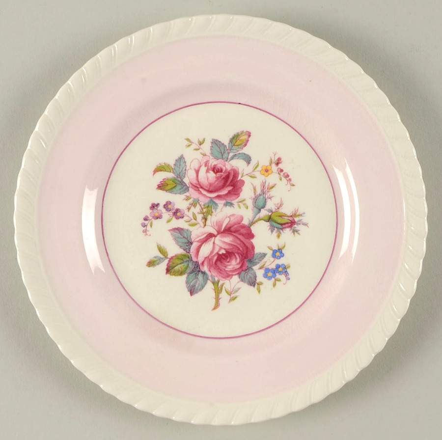 JB21 Pink Bread & Butter Plate by Johnson Brothers-1