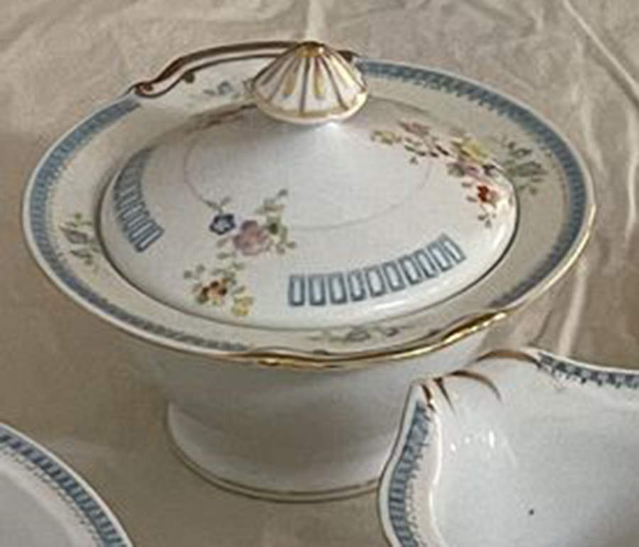 JAP357 Sugar Bowl & Lid by Japan-1