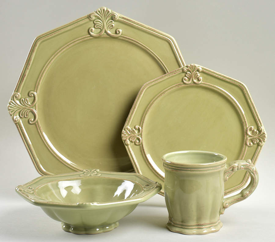 Vintage Sage 4 Piece Place Setting by JCPenney-1