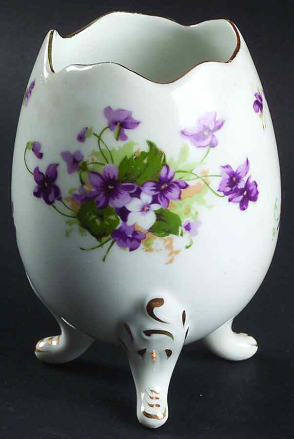 Sweet Violet 4" Footed Vase by Japan-1