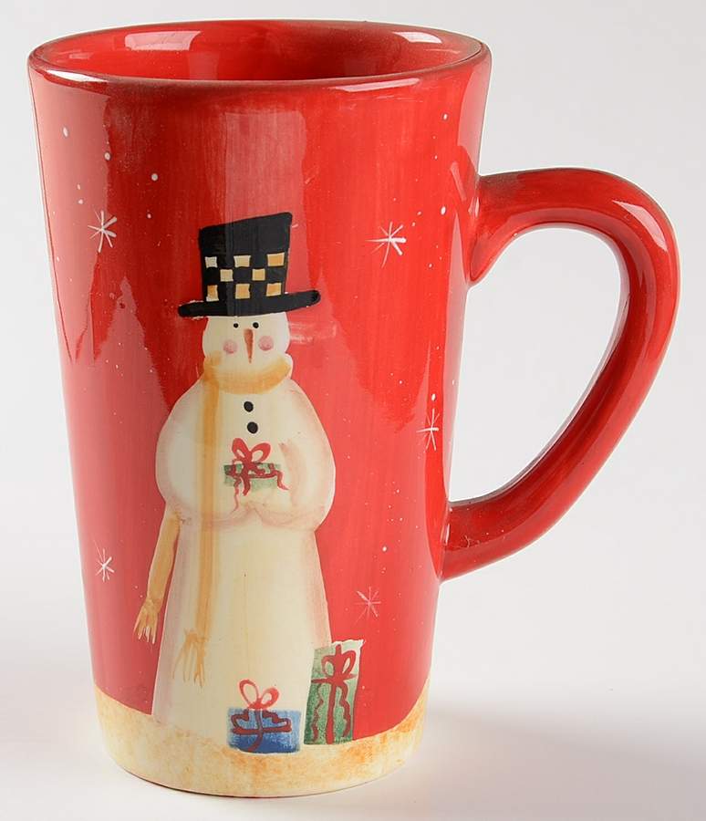 Snowman (One Snowman) Latte Mug by JCPenney-1