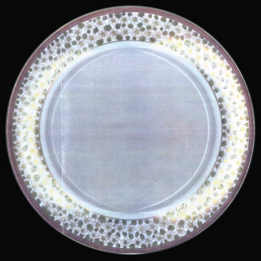Kut419 Dinner Plate by Kutani-1