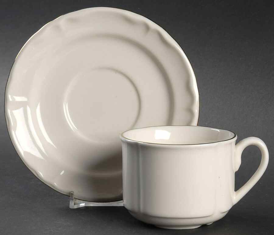 JCP7 Flat Cup & Saucer Set by JCPenney-1