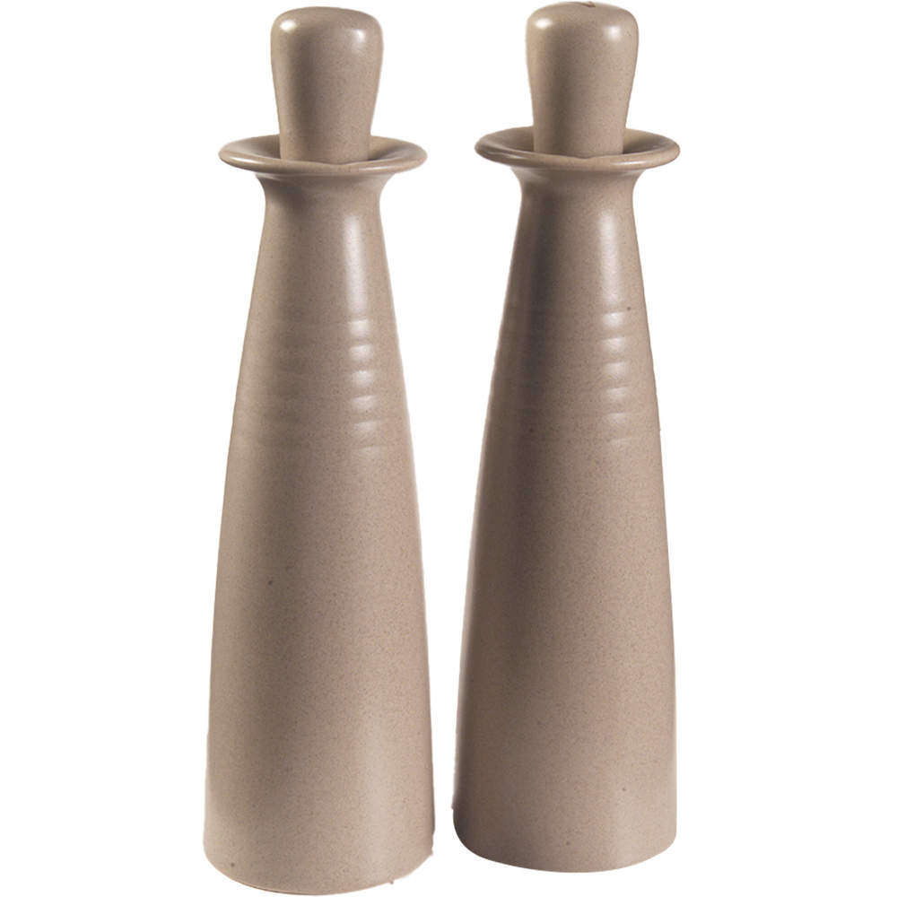 Hessian Vinegar and Oil Set with "V" and "O" Stoppers by Johnson Brothers-1