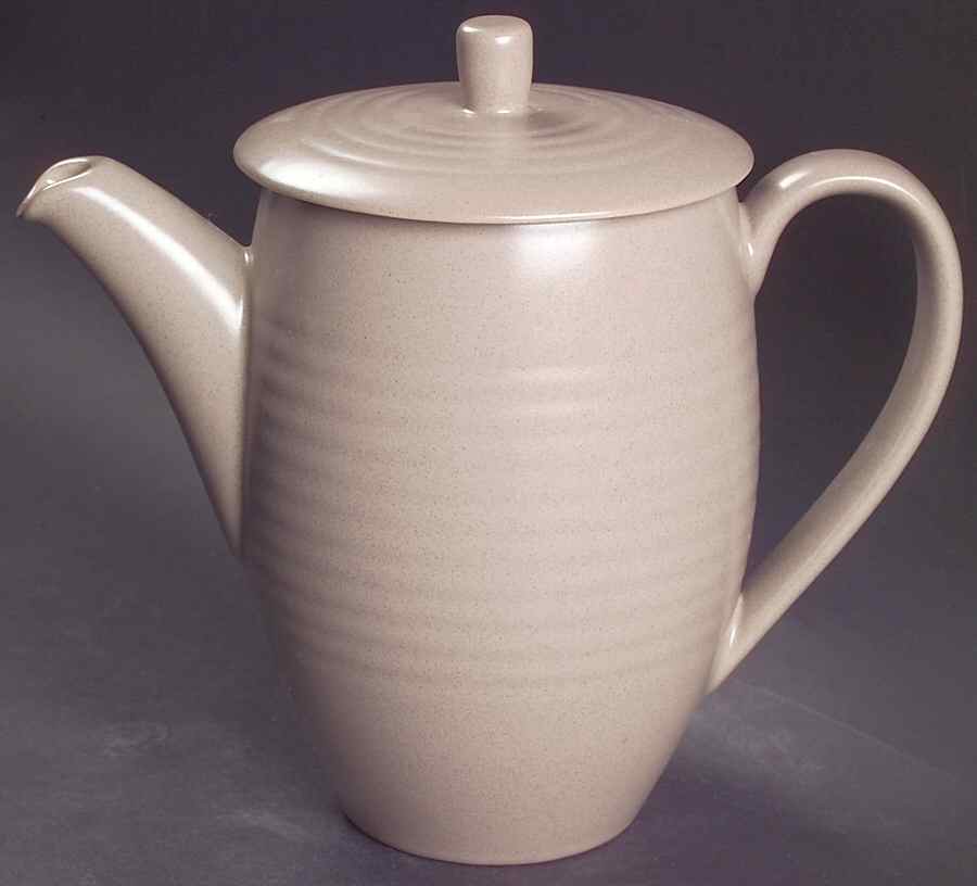 Hessian Tea/Coffee Pot & Lid by Johnson Brothers-1