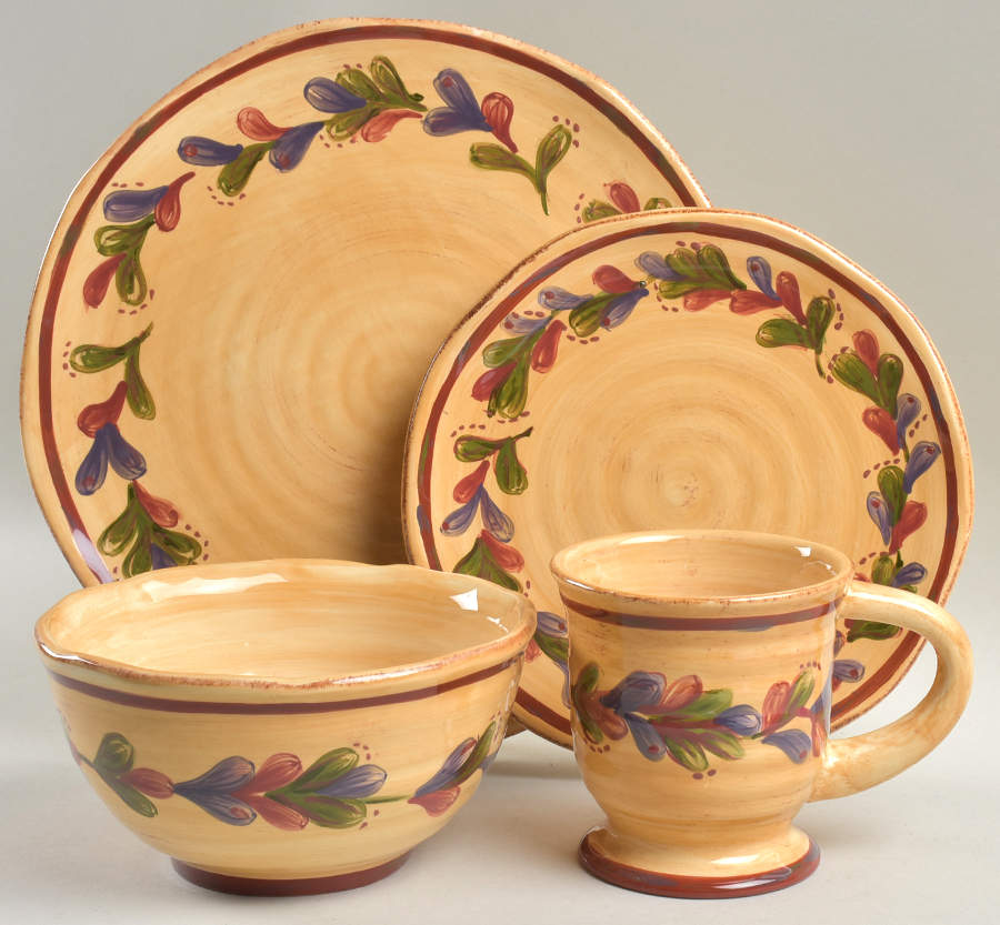 Tuscan Dreams (No Olives) 4 Piece Place Setting by JCPenney-1