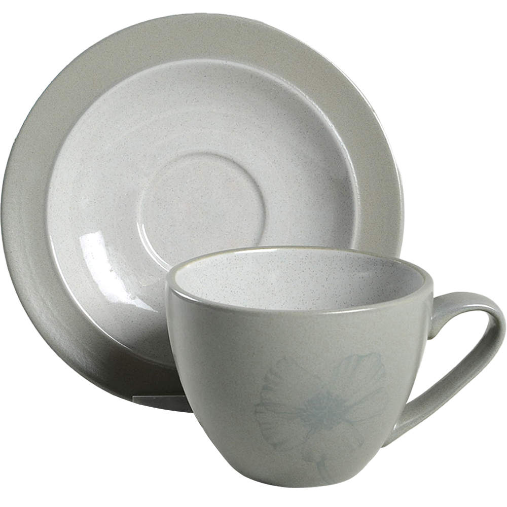 Aurora Flat Cup & Saucer Set by Johnson Brothers-1
