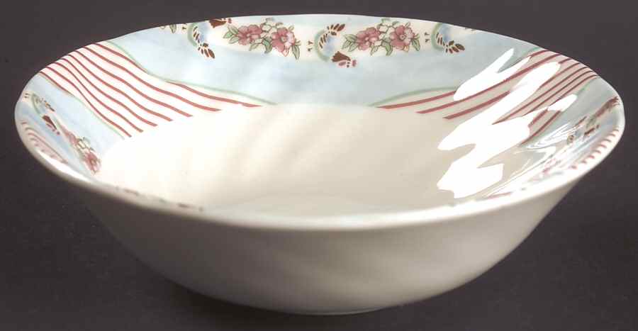 Farmhouse Chic (Silky Stripe) Coupe Cereal Bowl by Johnson Brothers-1