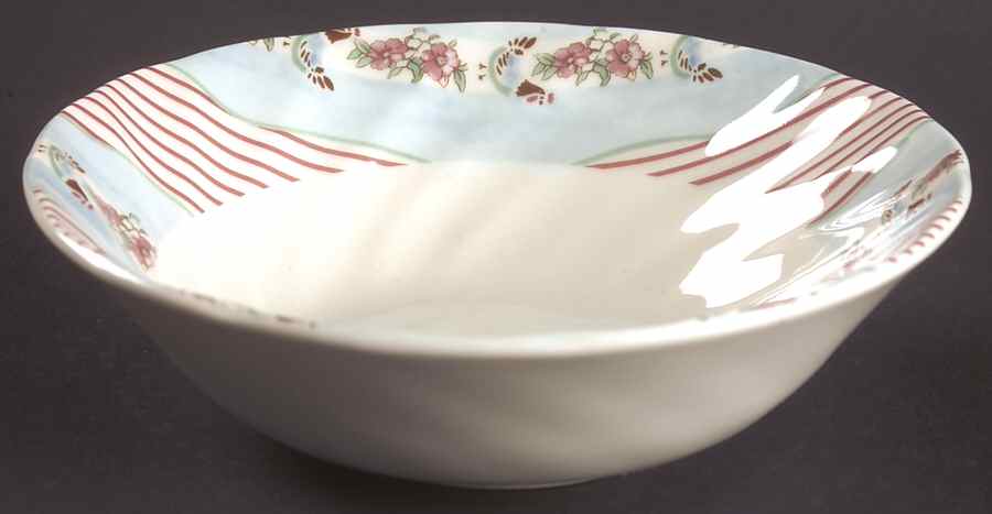 Farmhouse Chic (Silky Stripe) Coupe Cereal Bowl by Johnson Brothers-1