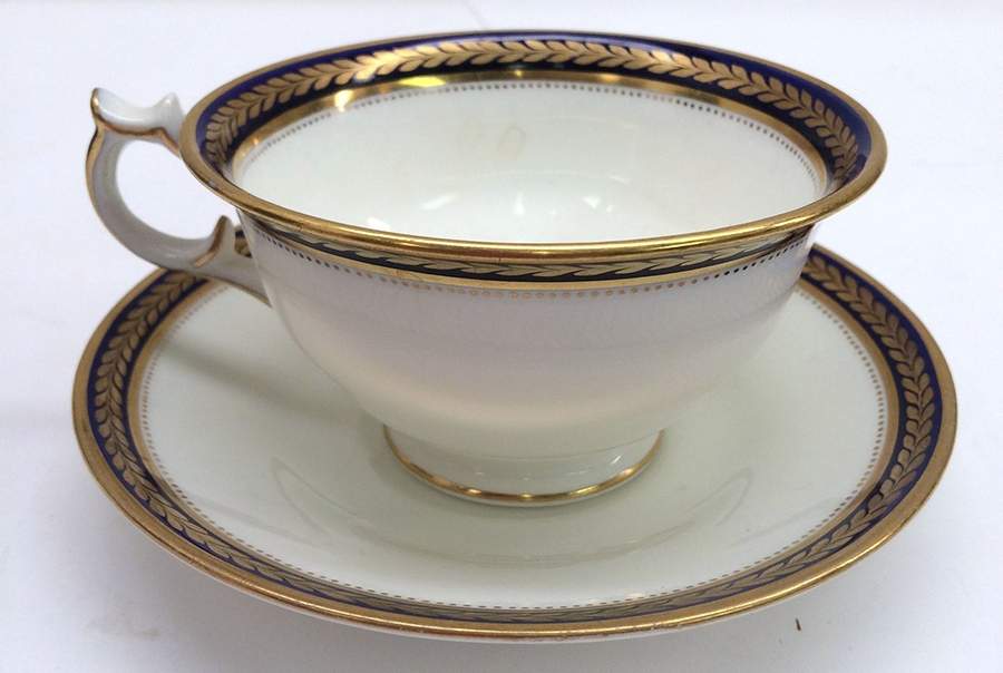 19295 Footed Cup & Saucer Set by George Jones & Sons-1
