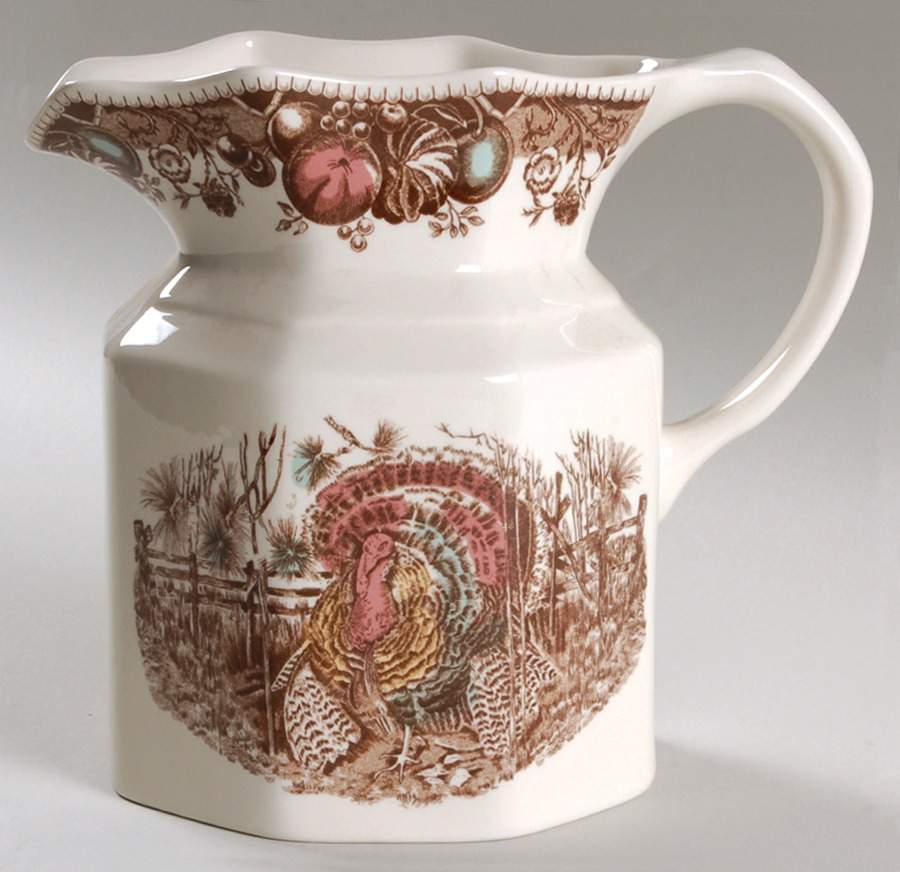 His Majesty (England 1883 Backstamp) 64 Oz Pitcher by Johnson Brothers-1