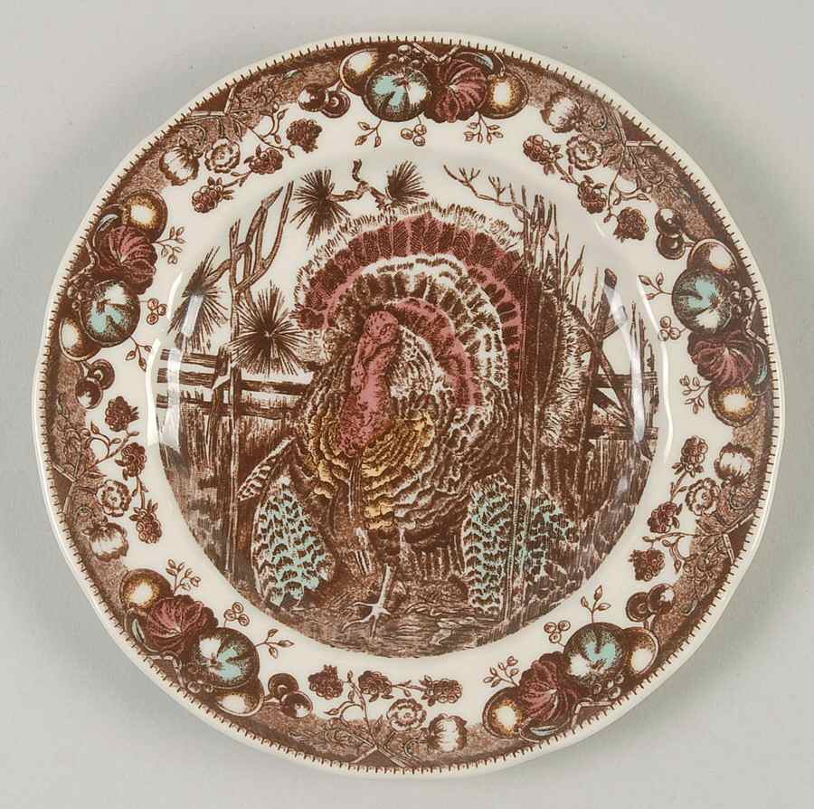 His Majesty (England 1883 Backstamp) Bread & Butter Plate by Johnson Brothers-1